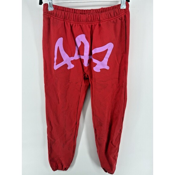 The Mayfair Group Sweatpants Set 444 Connection Fleece Red - Picture 1 of 4